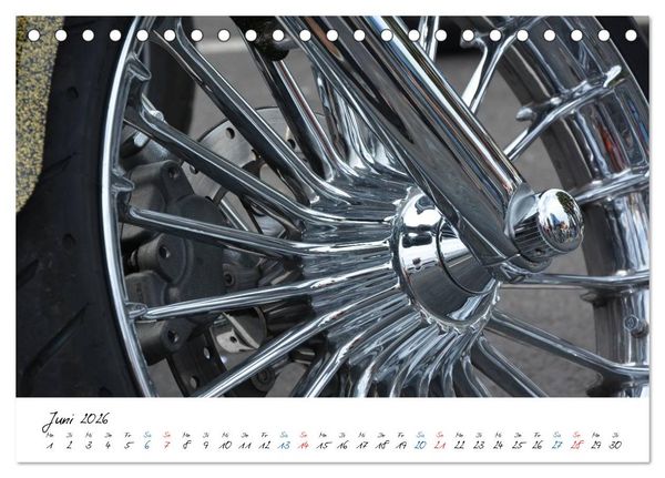 Produktbild: Harley Davidson - Details einer Legende (Tischkalender 2026 DIN A5 quer), CALVENDO Monatskalender