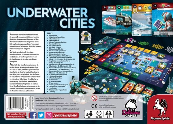 Produktbild: Underwater Cities (deutsche Ausgabe) *Empfohlen Kennerspiel 2020*