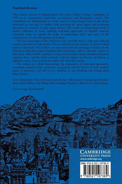 Produktbild: Music in Medieval and Early Modern Europe