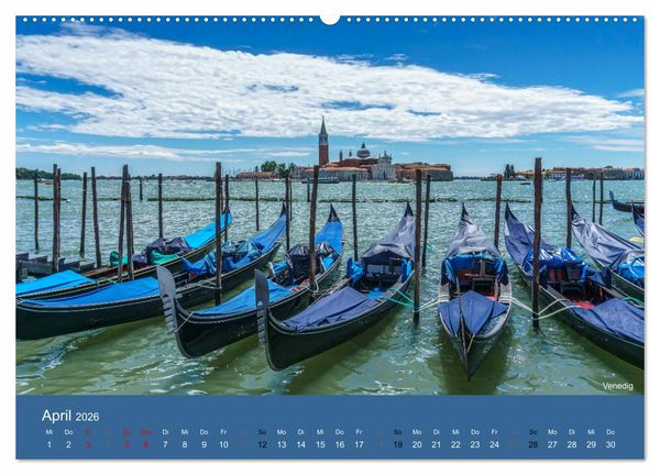 Produktbild: Italienische Momente (Wandkalender 2026 DIN A2 quer), CALVENDO Monatskalender