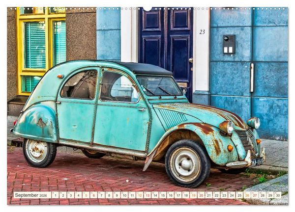 Produktbild: Citro&euml;n 2CV - geliebte Ente (Wandkalender 2026 DIN A2 quer), CALVENDO Monatskalender