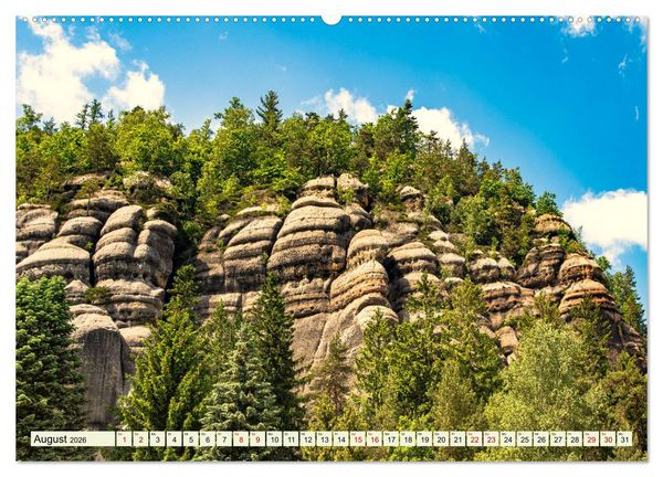 Produktbild: Zittauer Gebirge-Urlaubsromantik und Wanderparadies (hochwertiger Premium Wandkalender 2026 DIN A2 quer), Kunstdruck in Hochglanz