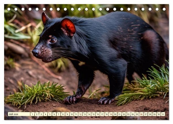 Produktbild: Australiens faszinierende Fauna (Tischkalender 2026 DIN A5 quer), CALVENDO Monatskalender