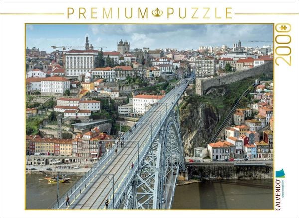 CALVENDO Puzzle Ponte Luis I. in Porto | 2000 Teile Lege-Größe 90x67cm Foto-Puzzle für glückliche Stunden