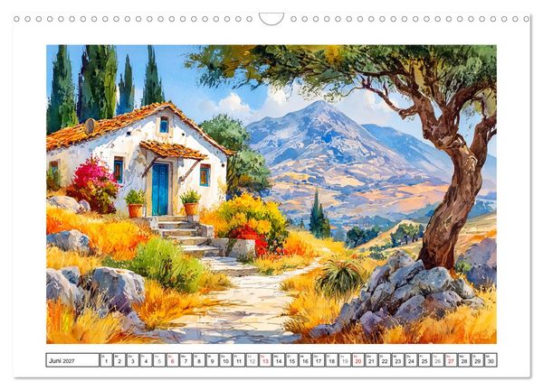Produktbild: Griechenland. Zwischen Inseln, Antike und Mittelmeer (Wandkalender 2027 DIN A3 quer), CALVENDO Monatskalender