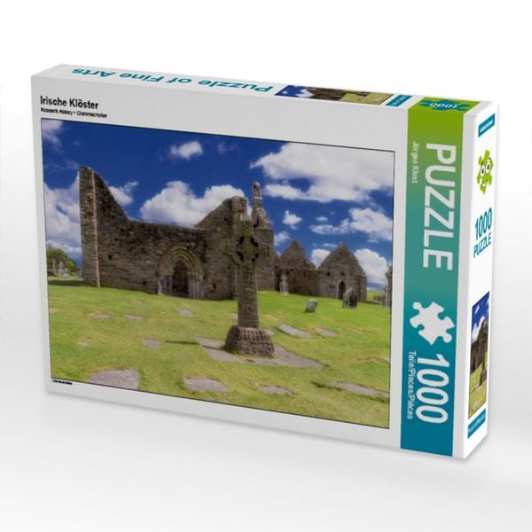 CALVENDO Puzzle Irische Klöster | 1000 Teile Lege-Größe 64x48cm Foto-Puzzle für glückliche Stunden