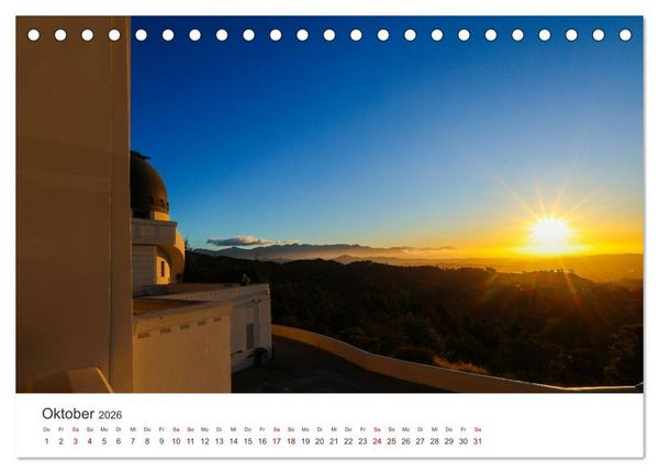 Produktbild: Kalifornien Bilder aus Los Angeles (Tischkalender 2026 DIN A5 quer), CALVENDO Monatskalender