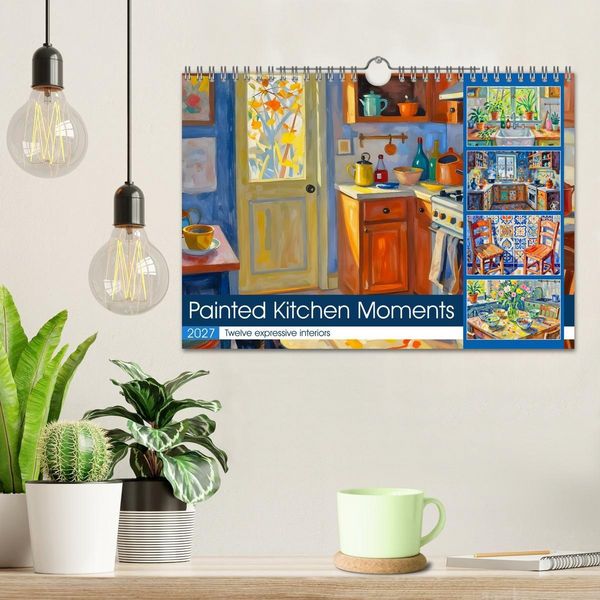 Produktbild: Painted Kitchen Moments - Twelve expressive interiors (Wall Calendar 2027 DIN A4 landscape), CALVENDO 12 Month Wall Calendar