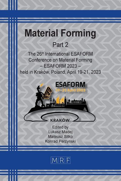 Produktbild: Material Forming - ESAFORM 2023 - Part 2