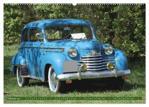 Produktbild: Opel Oldtimer mit dem Blitz (Wandkalender 2027 DIN A2 quer), CALVENDO Monatskalender