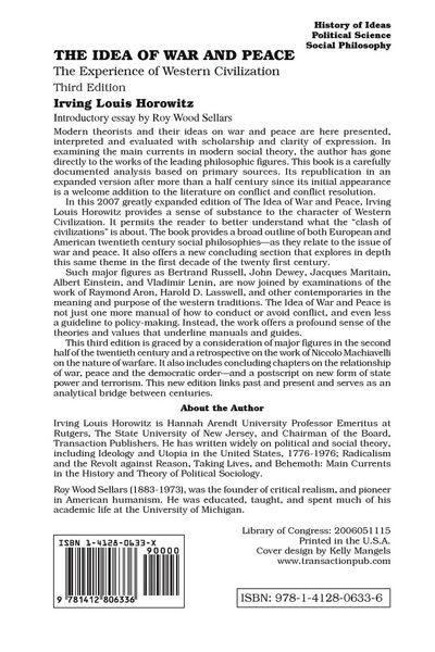 Produktbild: The Idea of War and Peace
