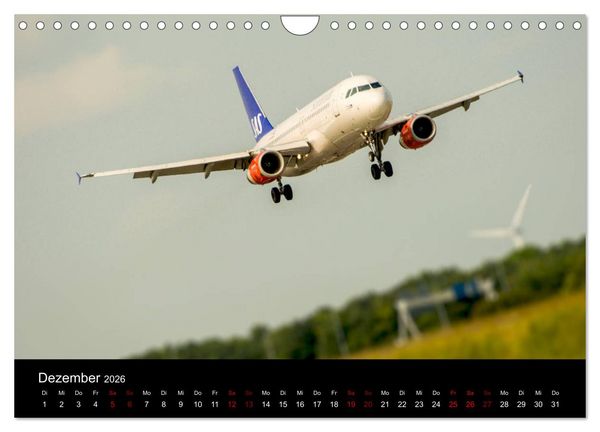 Produktbild: Flieger Tr&auml;ume 2026 (Wandkalender 2026 DIN A4 quer), CALVENDO Monatskalender
