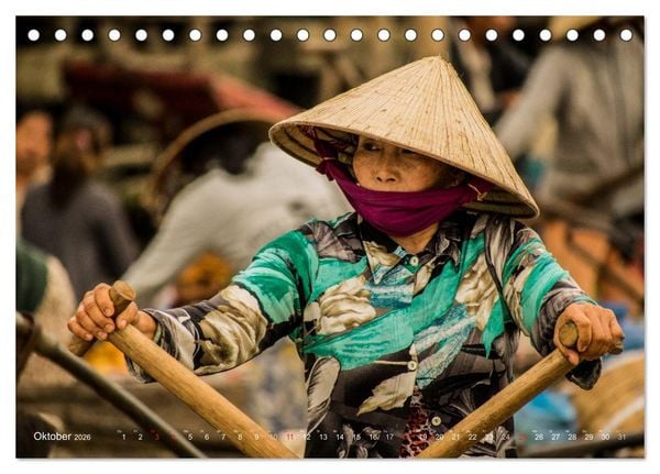 Produktbild: Vietnam und Kambodscha - Magische Momente. (Tischkalender 2026 DIN A5 quer), CALVENDO Monatskalender