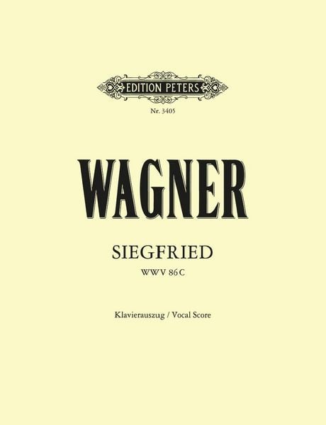 Produktbild: Siegfried (Oper in 3 Akten) WWV 86 C