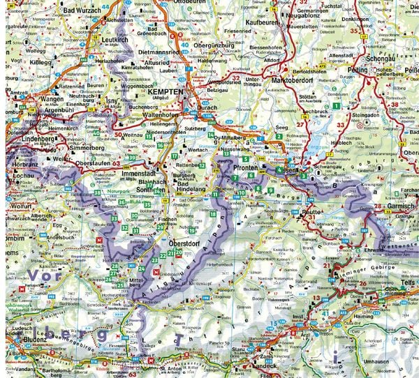 Produktbild: ROTHER Wanderbuch Wandern mit Hund Allg&auml;u. mit Tannheimer Tal und Kleinwalsertal. 40 Vierbeiner-Touren