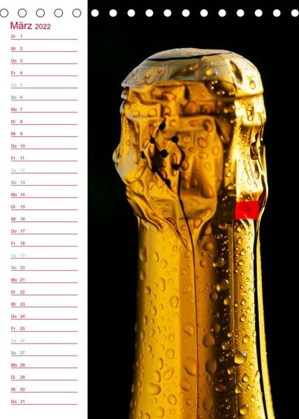Produktbild: Wein und Sekt (Tischkalender 2022 DIN A5 hoch)