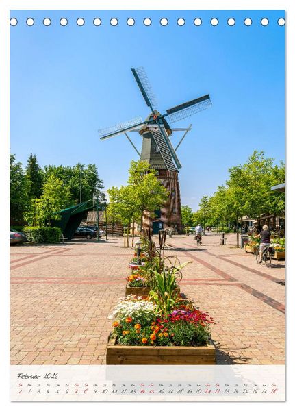 Produktbild: Papenburg. L&auml;ngste Fehnkolonie Deutschlands (Tischkalender 2026 DIN A5 hoch), CALVENDO Monatskalender