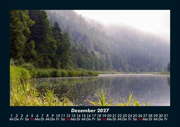 Produktbild: Die Seen der Erde 2027 Fotokalender DIN A5