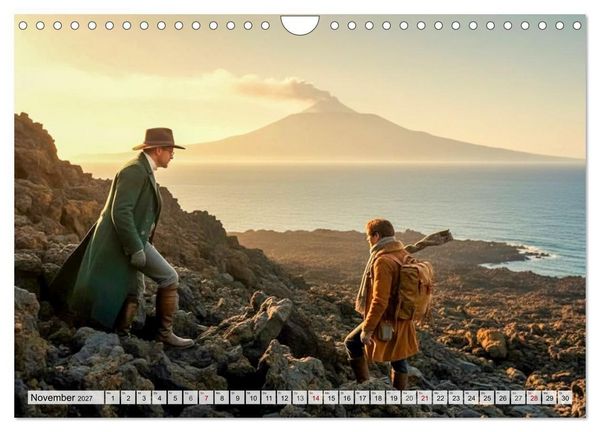 Produktbild: Die Reise zum Mittelpunkt der Erde (Wandkalender 2027 DIN A4 quer), CALVENDO Monatskalender