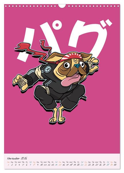 Produktbild: Dangerous Animal Samurai (Wall Calendar 2026 DIN A3 portrait), CALVENDO 12 Month Wall Calendar