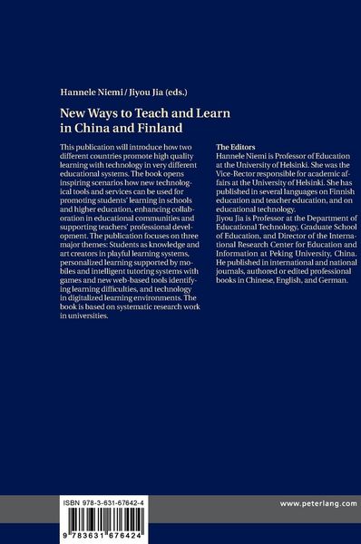 Produktbild: New Ways to Teach and Learn in China and Finland