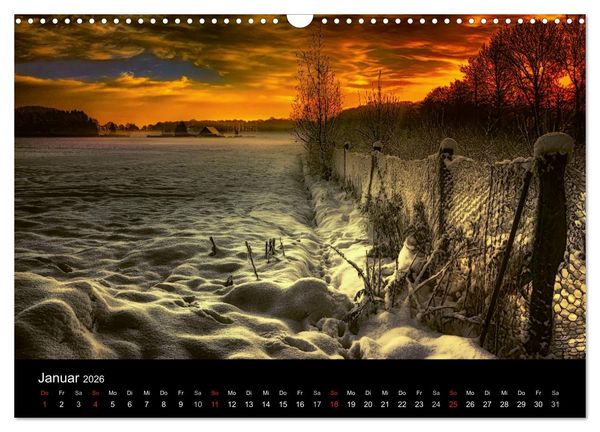 Produktbild: Die Farben des Niederrheins (Wandkalender 2026 DIN A3 quer), CALVENDO Monatskalender