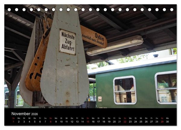 Produktbild: Ein Jahr mit der Schmalspurbahn aus Zittau (Tischkalender 2026 DIN A5 quer), CALVENDO Monatskalender
