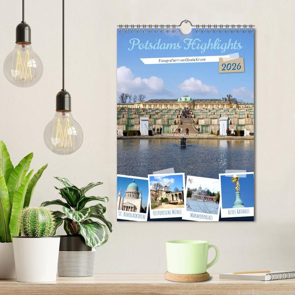 Produktbild: Potsdams Highlights (Wandkalender 2026 DIN A4 hoch), CALVENDO Monatskalender