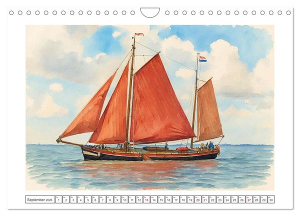 Produktbild: Zauberhafte Motive rund um's Ijsselmeer (Wandkalender 2026 DIN A4 quer), CALVENDO Monatskalender