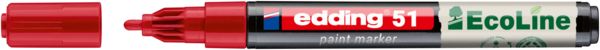Produktbild: Edding 51 EcoLine 4-51-002 Lackmarker Rot 1 mm, 2mm