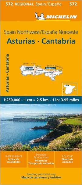Michelin Asturien, Kantabrien, Karte von , Michelin, 978-2-06-726301-7
