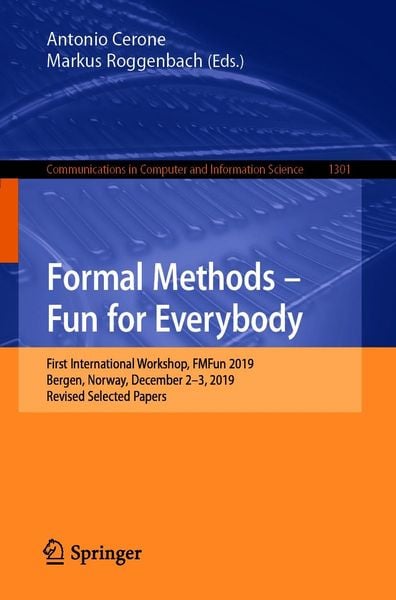 Produktbild: Formal Methods - Fun for Everybody