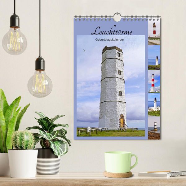 Produktbild: Leuchtt&uuml;rme - Geburtstagskalender (Wandkalender 2026 DIN A4 hoch), CALVENDO Monatskalender