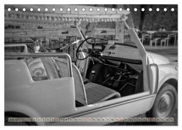 Produktbild: il Cinquecento - Details im Fokus - im Look eines legend&auml;ren Analogfilms (Tischkalender 2025 DIN A5 quer), CALVENDO Monatskalender