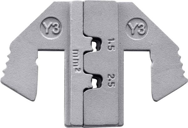 Produktbild: TOOLCRAFT TO-9625884 Crimpeinsatz Yazaki YES/YESC 2.8 Unversiegelter Kontakt 1.5 bis 2.5 mm&sup2; Passend f&uuml;r Marke (Zangen) TOOLCRAFT