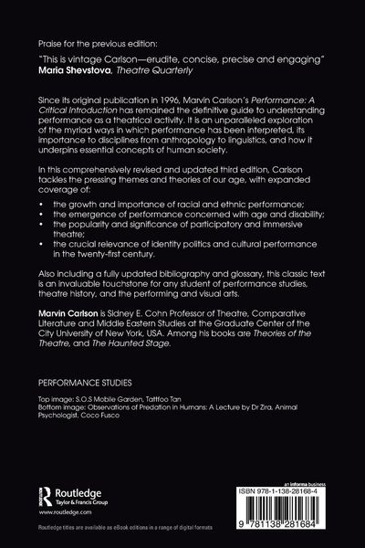Produktbild: Performance: A Critical Introduction