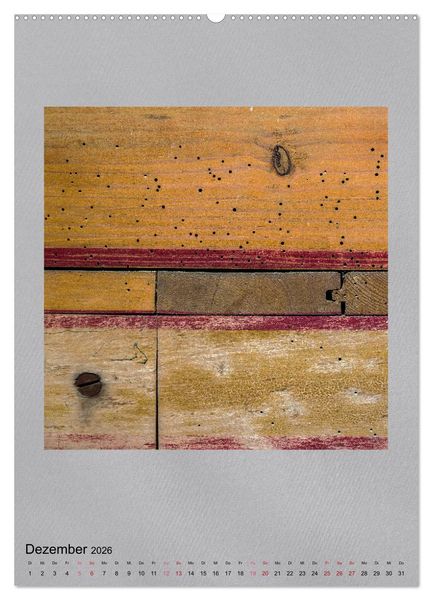 Produktbild: Holz in alten Verbindungen (Wandkalender 2026 DIN A2 hoch), CALVENDO Monatskalender