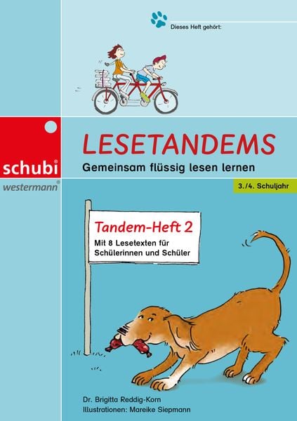 Lesetandems - Tandemheft 2, Geheftet von Birgitta Reddig-Korn, SCHUBI Lernmedien, 978-3-03976-215-6