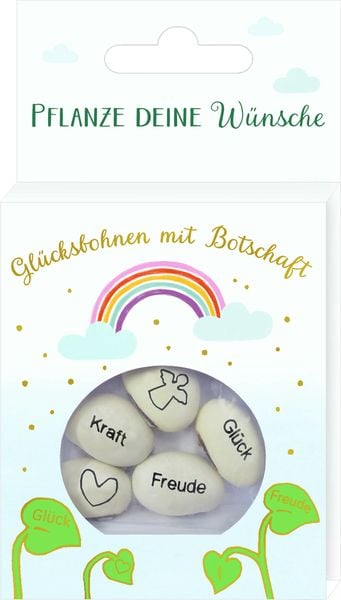 Produktbild: Gepr&auml;gte Saatbohnen &ndash; Pflanze deine W&uuml;nsche