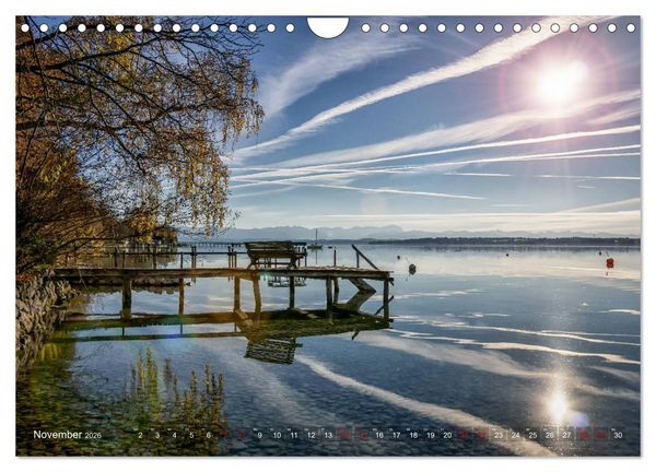 Produktbild: F&uuml;nf-Seen-Land (Wandkalender 2026 DIN A4 quer), CALVENDO Monatskalender