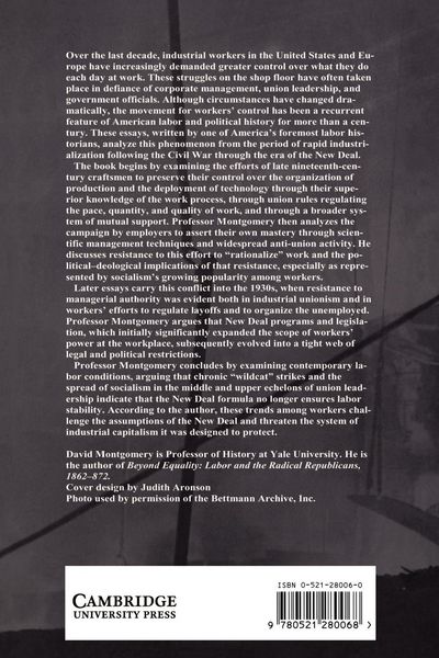 Produktbild: Workers' Control in America