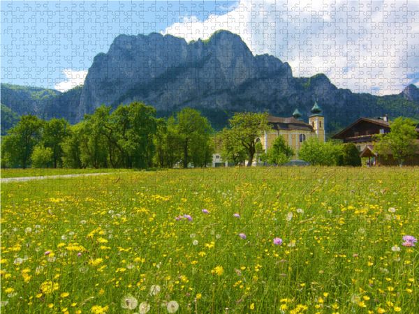 Produktbild: CALVENDO Puzzle Sankt Lorenz am Mondsee 1000 Teile Lege-Gr&ouml;&szlig;e 64 x 48 cm Foto-Puzzle Bild von Thomas Willerer