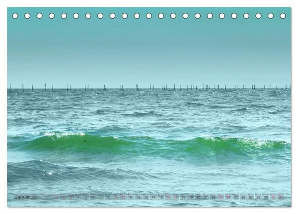 Produktbild: Photo-Art / Ozean (Tischkalender 2027 DIN A5 quer), CALVENDO Monatskalender