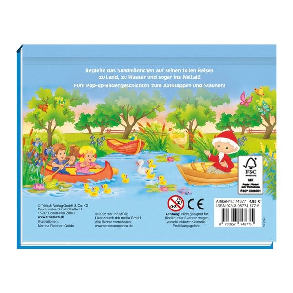 Produktbild: Tr&ouml;tsch Unser Sandm&auml;nnchen Pop Up Buch