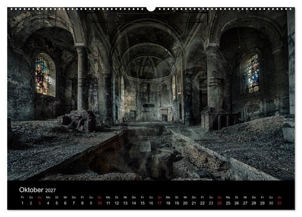 Produktbild: Geheimnisvolle Orte - Lost Places (Wandkalender 2027 DIN A2 quer), CALVENDO Monatskalender