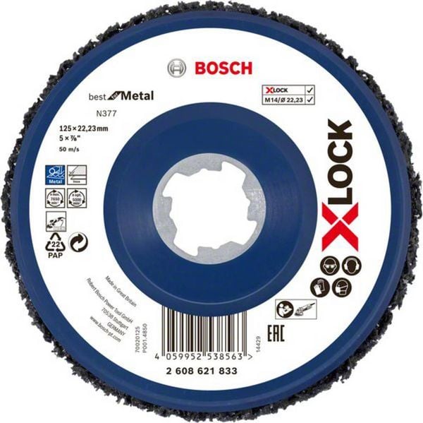 Produktbild: Bosch Accessories 2608621833 Polierscheibe Durchmesser 125 mm 1 St.