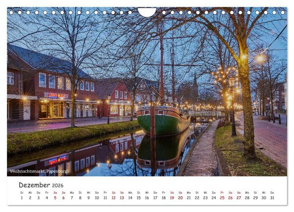 Produktbild: Emsland Impressionen (Wandkalender 2026 DIN A4 quer), CALVENDO Monatskalender
