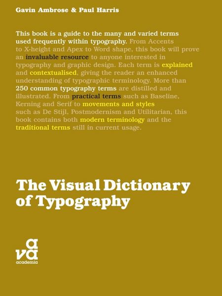 Produktbild: The Visual Dictionary of Typography