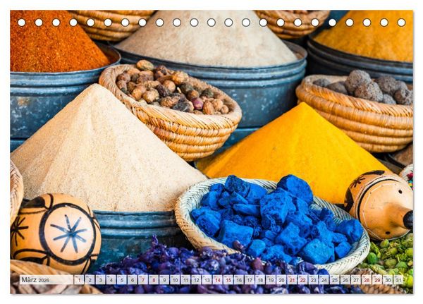 Produktbild: Marokko &ndash; Wahrzeichen und Kultur (Tischkalender 2026 DIN A5 quer), CALVENDO Monatskalender