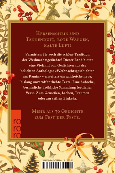 Produktbild: Die sch&ouml;nsten Weihnachtsgedichte am Kamin